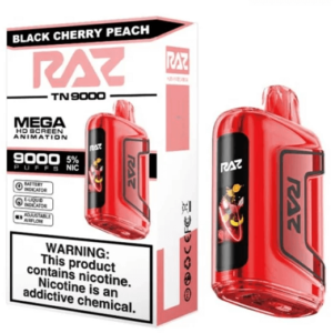 Black Cherry Kiwi Flavor RAZ TN9000 Disposable Vape