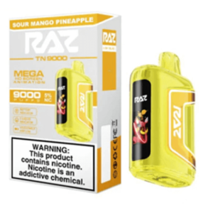 Sour Mango Pineapple Flavor RAZ TN9000 Disposable Vape